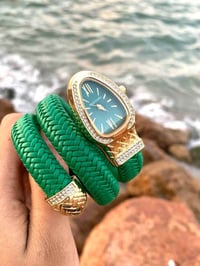 ساعة ARVON • سوار جلد مضفور • هدية مجانية