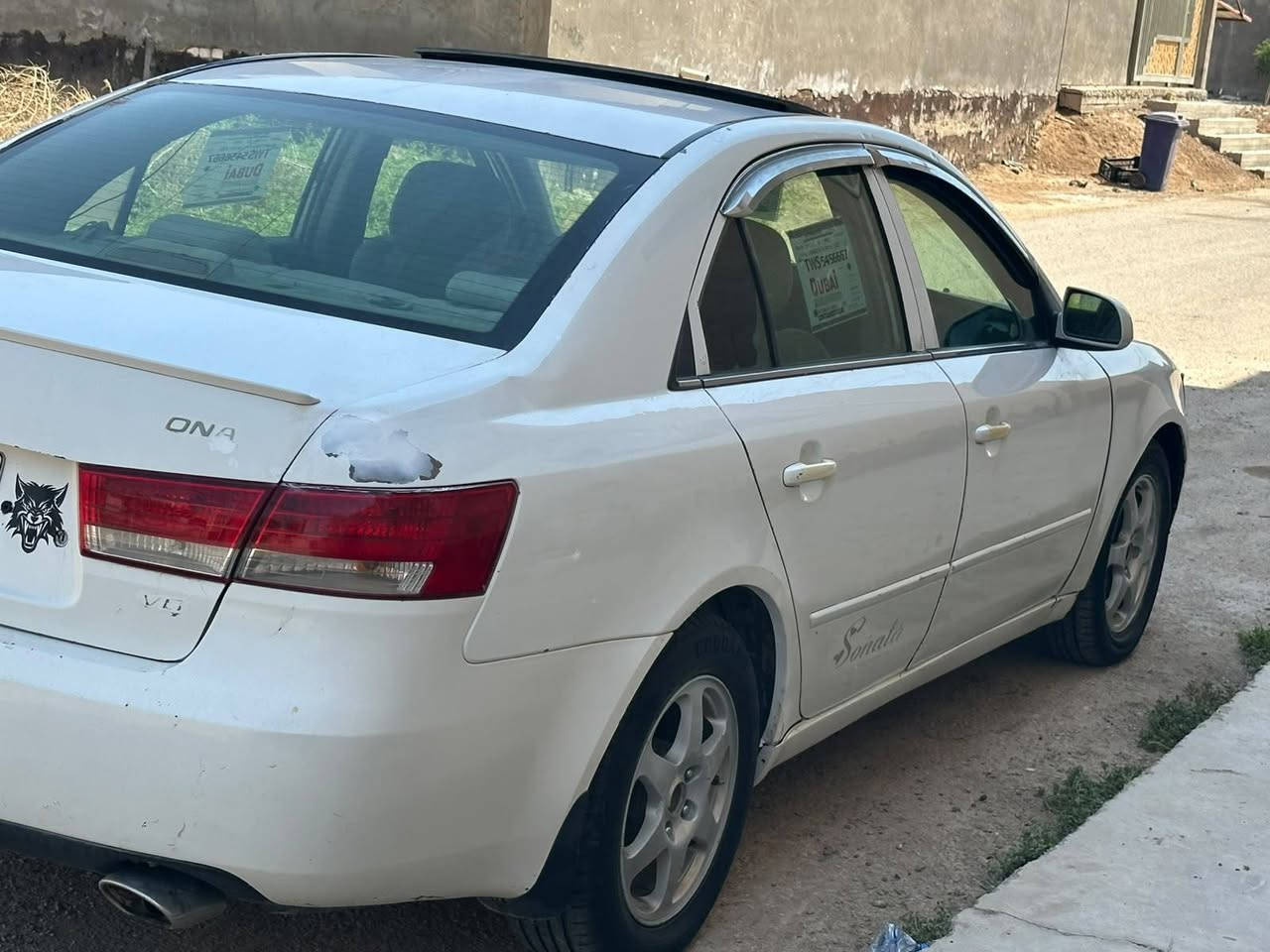 السلام عليكم سوناتا مقدس
موديل 2007
 بيها جاملغ خلفي بدون داخل ومصبوغه حزام
كير ومحرك وحداديه جدد تخم تاير جديد فول مواصفات
تحويل مباشر 
سياره جاهزه من كلشي ومابيها اي نقص مال جناي 
لسعر 68 وبيها مجال بيع مستعجل
 رقمي ***********
