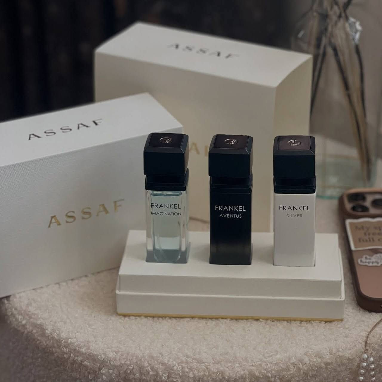 ✨ مجموعة من عطور عساف فرانكل بحجم 25 🤍
تشمل المجموعة:
فرانكل ايمجنيشن
فرانكل سيلفر
فرانكل افنتوس
السعر 25الف فقط متوفر توصيل  جميع محافظات #بغداد #اربيل #سليمانيه❤️🇮🇶 #تكريت


**إذا كنت صاحب هذا الإعلان وتريد حذفه لأي سبب، رجاءا أرسل رسالة إلى الدعم الفني**