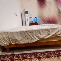 قطع غرفه اخشاب للبيع كنتور✅ جربايه حطاطه✅ ميز كومدي✅ السعر 750 وبيها م...