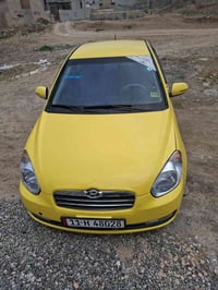 اكسنت دبدوب موديل 2009 امريكي حادثها جاملغ الامامي صفحة السائق وبيها ط...