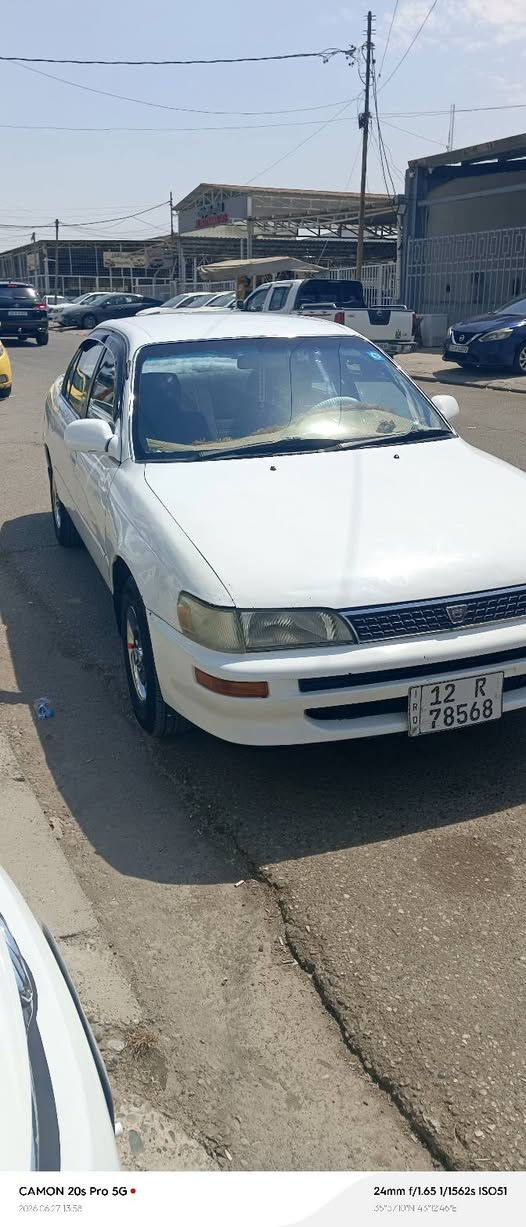 كورلا موديل 1993رقم دولي نينوى گير ومحرك شرط لون ابيص بدون صبغ تبريد اربع تواير جدد  مال جناي المكان الشرقاط قرية العيثه
اتصل وادلل وره ال10بالليل لاتتصل عندي شغل انام من وكت 
السعر 60وبيها مجال شي قليل
***********
