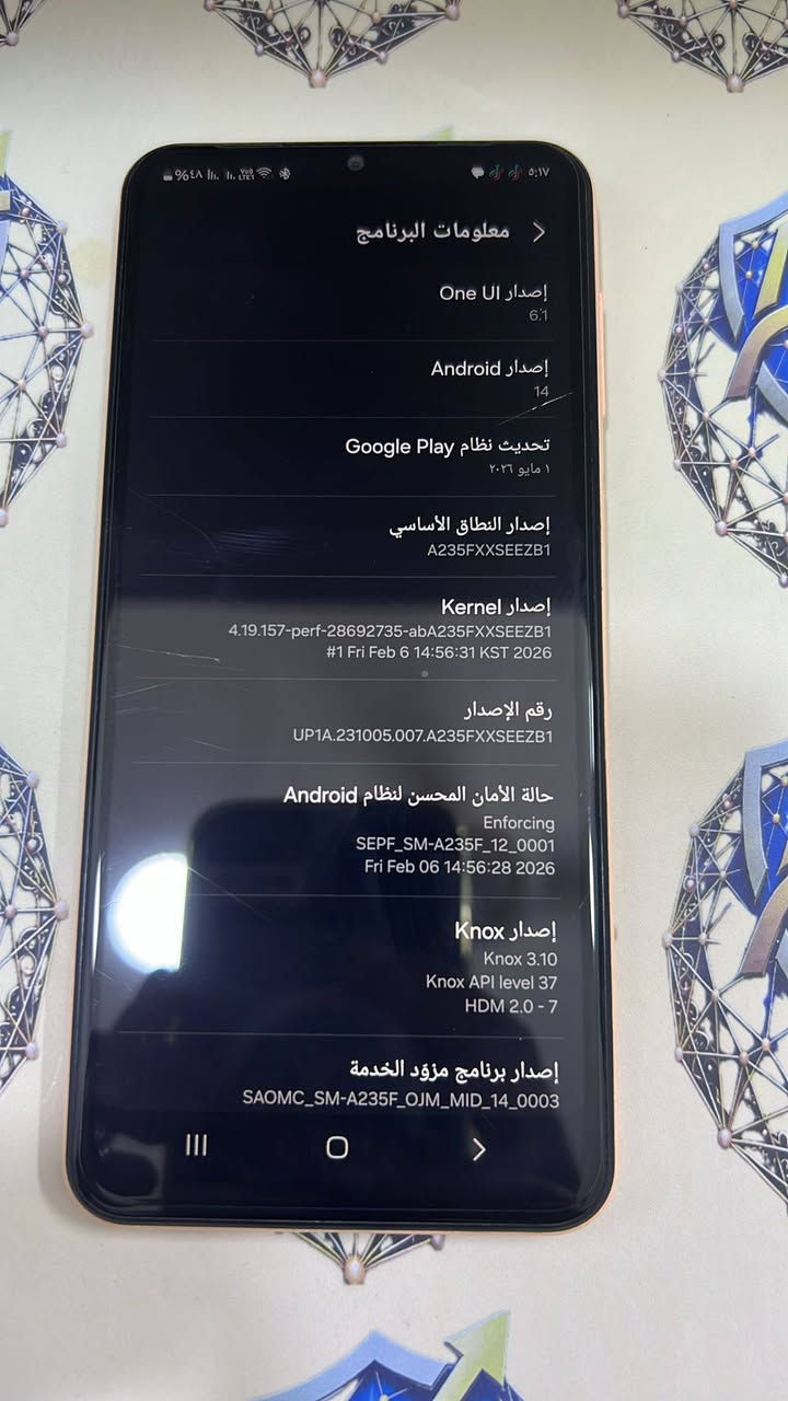 Galaxy A23
 بنظافة ممتازة ولون يخبل!​ الأناقة والأداء القوي بسعر مناسب جداً! متوفر الآن جهاز Samsung Galaxy A23 مستعمل بنظافة فائقة تصل إلى 95% (شبه جديد) 
 مثل ما موضح بالصور الواقعية للجهاز .
​⚠️ ملاحظة هامة: الجهاز بحالة الوكالة الأصلي تماماً ولم يدخل أي مركز صيانة أبداً (مكفول من التصليح والفتح).
​⚙️ مواصفات الجهاز بالتفصيل 
​💾 ذاكرة التخزين: 128 جيجابايت (تكفي لكل ملفاتك وألعابك) 
​⚡ الذاكرة العشوائية (RAM): 6 جيجابايت لأداء سريع وسلس في التنقل بين التطبيقات 
​🤖 النظام والواجهة: يعمل بأحدث نظام Android 14 مع واجهة سامسونج المميزة One UI 6.1 
​📸 الكاميرا: منظومة كاميرات رباعية خلفية ممتازة لالتقاط أجمل الصور واللحظات 
​🔋 البطارية: أداء بطارية ممتاز يدوم طويلاً مع ميزة العناية الذكية بالجهاز 
​🌐 شريحة الاتصال: يدعم تشغيل شريحتين (Dual SIM) 
​💰 السعر:
​جهاز بنظافة 95% ومواصفات ممتازة بسعر:
👉 [ 150 الف ] 
​🚚 خدمات التوصيل: الى جميع المحافظات التوصيل مجاني
​ اتصل على الرقم التالي: [***********] 📱واتساب
