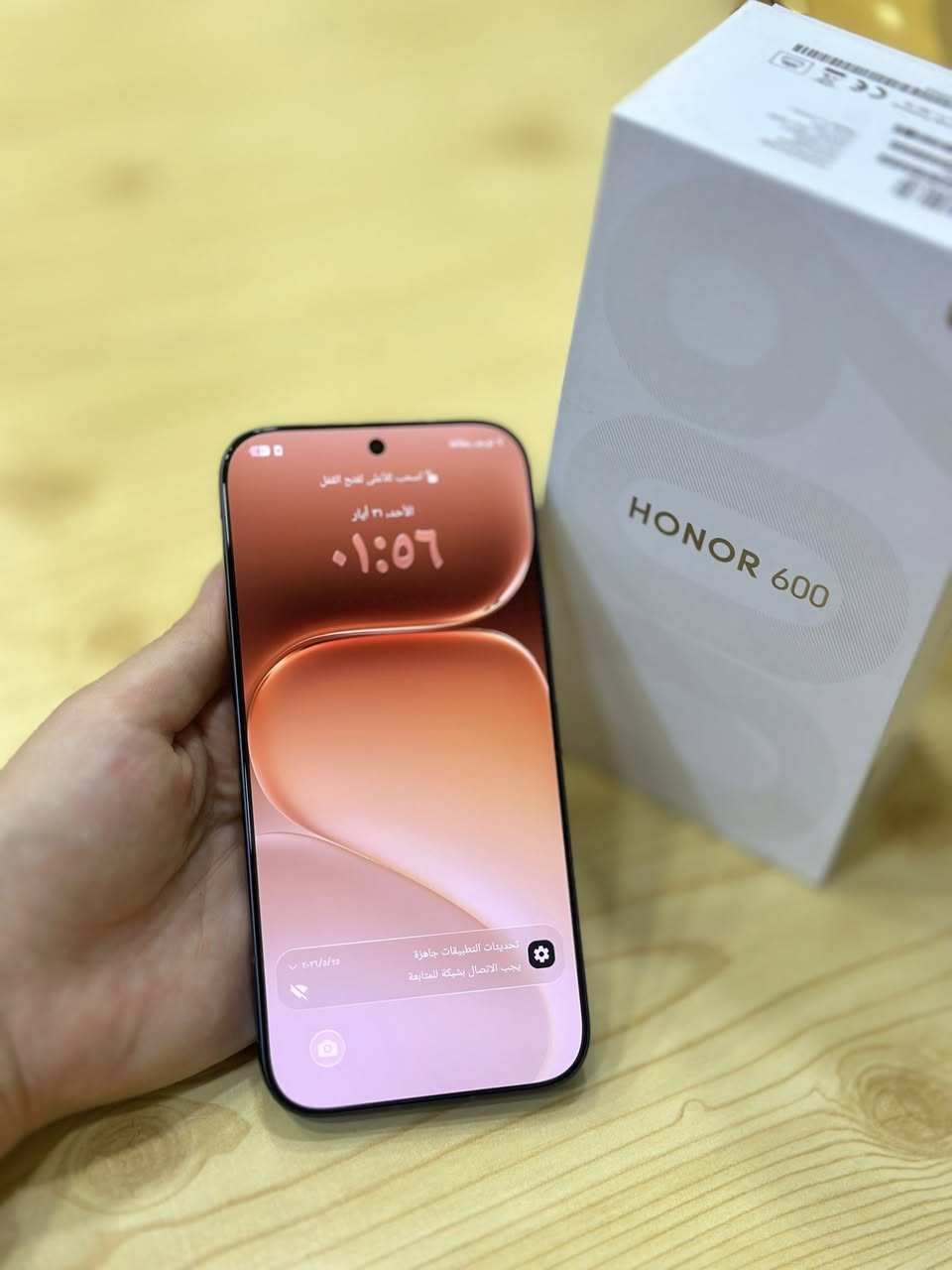 📱✨ هاتف HONOR 600
استمتع بأداء سريع، تصميم أنيق، وكاميرا متطورة تلتقط أدق التفاصيل بجودة مذهلة. شاشة مميزة بألوان نابضة بالحياة وبطارية تدوم لساعات طويلة لتبقى متصلاً طوال اليوم.

🔥 مواصفات قوية
📸 كاميرا احترافية
⚡ أداء سلس وسريع
🔋 بطارية تدوم طويلاً
✨ تصميم عصري وفخم

السعر : 530000 د 
الموقع : حي الجامعة


**إذا كنت صاحب هذا الإعلان وتريد حذفه لأي سبب، رجاءا أرسل رسالة إلى الدعم الفني**