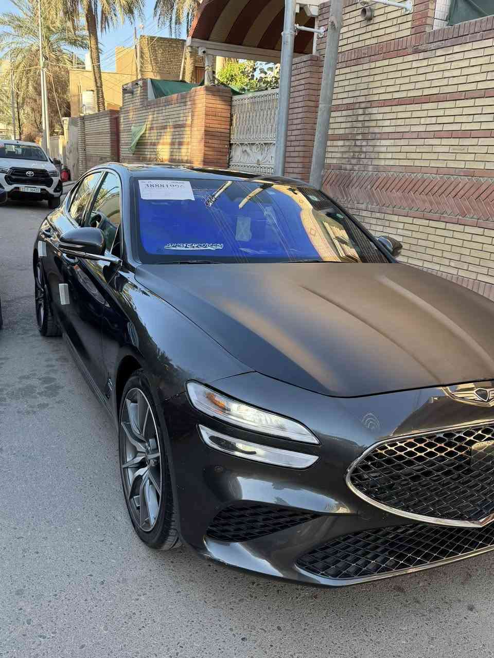 من رخصه الادمن                                                                      G70للبيع.  فول ما عدا الفتحه والتبريد كشنات مواصفاته معروفه  ضربه امريكا دعاميه وخشم البنيد بلعراق صار بيه جاملغ . السونار منشور سعره 205بيه مجال رقم ***********متواجد ع الواتساب
