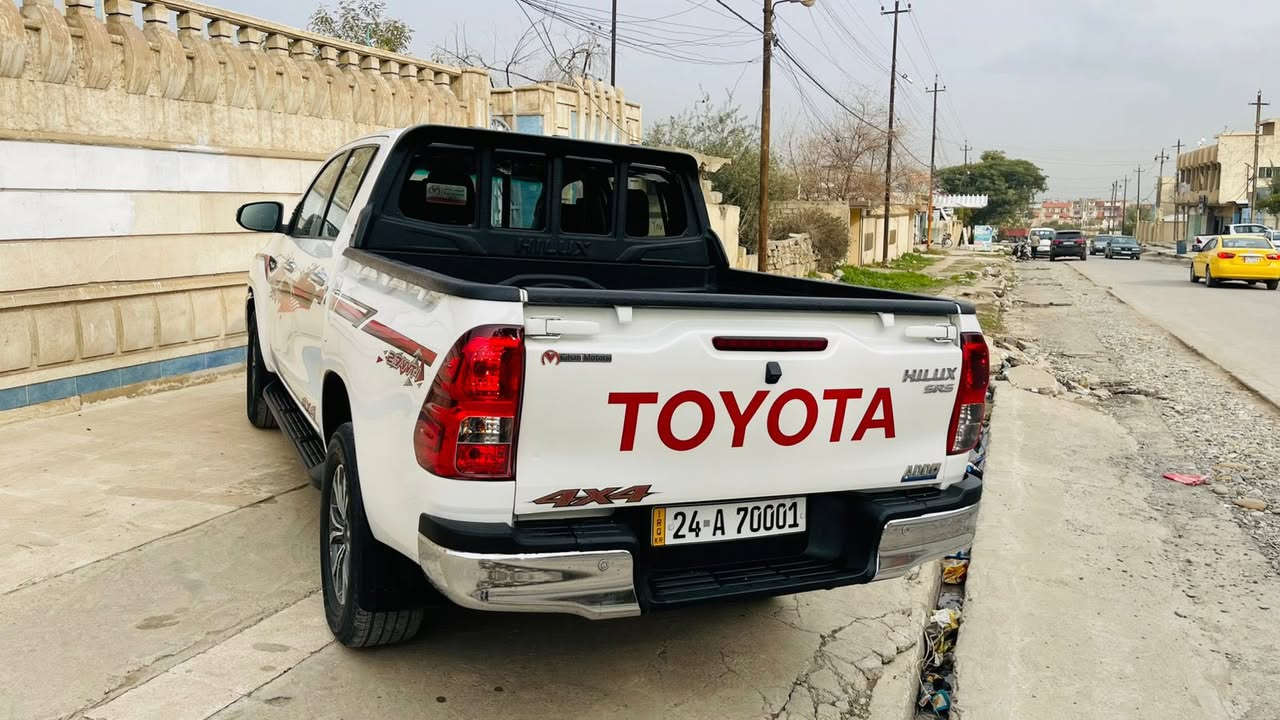 تويوتا هايلوكس بيكم 2020 السعر مناسب
رقم دهوك الجديد ماشية 133 الف كيلو متر مكفولة كفالة عامة كير عادي تحكمات ستيرن تبريد لمس كشنات حار بارد اشاير مري تبريد قطعتين وباقي المواصفات المعروفة مكان السياره موصل حي اليرموك للأستفسار ***********

***********
