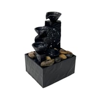 ✨ أجواء هدوء وجمال مع نافورة LED الديكورية!  تصميم شلال مريح مع إضاءة ...