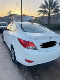 أكسنت 2017 للبيع او مراوس خليجي رقم سليمانية  بأسمي السيارة بدون صبغ م...