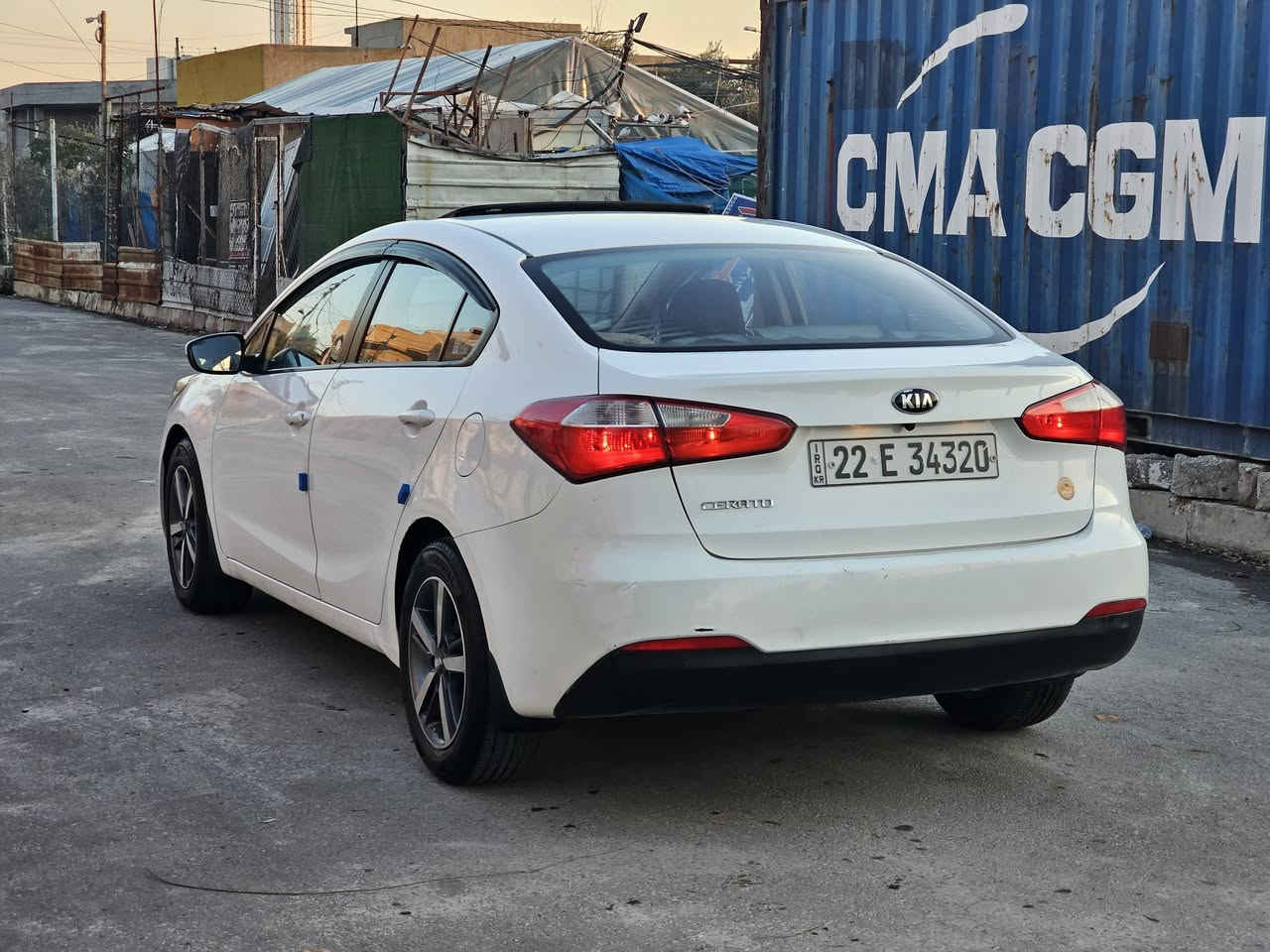 للبيع
سعر مناسب 123
كيا سيراتو موديل 2014 خليجي 
ماشيه 182 الف كيلو 
محرك وكير شرط 
محرك حجم 16 دوش 
موصفات 
سلايت 
تحكمات ستيرن 
جامات كهرب 
مري كهرب
ويل كب 
شاشه وكامره 
تبريد ثلج 
تدفئة
🚫صبغ داير خلفي فقط بدون دواخل🚫 
رقم اربيل الجديد شرط التحويل 
السياره جاهزه ونظيفه 
العنوان موصل حي المحاربين 
للإستفسار الاتصال 
***********
***********
