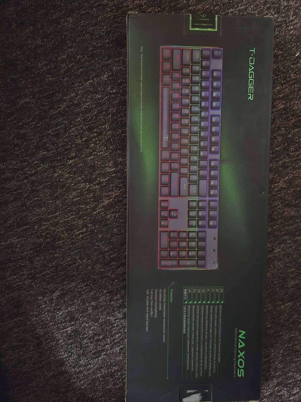 كيبورد ماركة T-DAGGER
مستعمل نظيف جداً 
20 الف مع التوصيل
(مو امزونيات)


**إذا كنت صاحب هذا الإعلان وتريد حذفه لأي سبب، رجاءا أرسل رسالة إلى الدعم الفني**