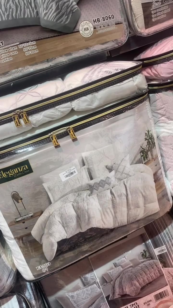 ✨ وصل حديثًا لحاف Eleganza الفاخر ✨

🛏️ لحاف راقي بتصميم أنيق ولون هادئ يضيف لمسة فخامة لغرفة النوم.

✅ خامة ناعمة ومريحة
✅ جودة عالية
✅ طقم متكامل (8 قطع)
✅ مناسب للاستخدام اليومي وللعرسان

�
متوفر خدمة توصيل 💯


**إذا كنت صاحب هذا الإعلان وتريد حذفه لأي سبب، رجاءا أرسل رسالة إلى الدعم الفني**