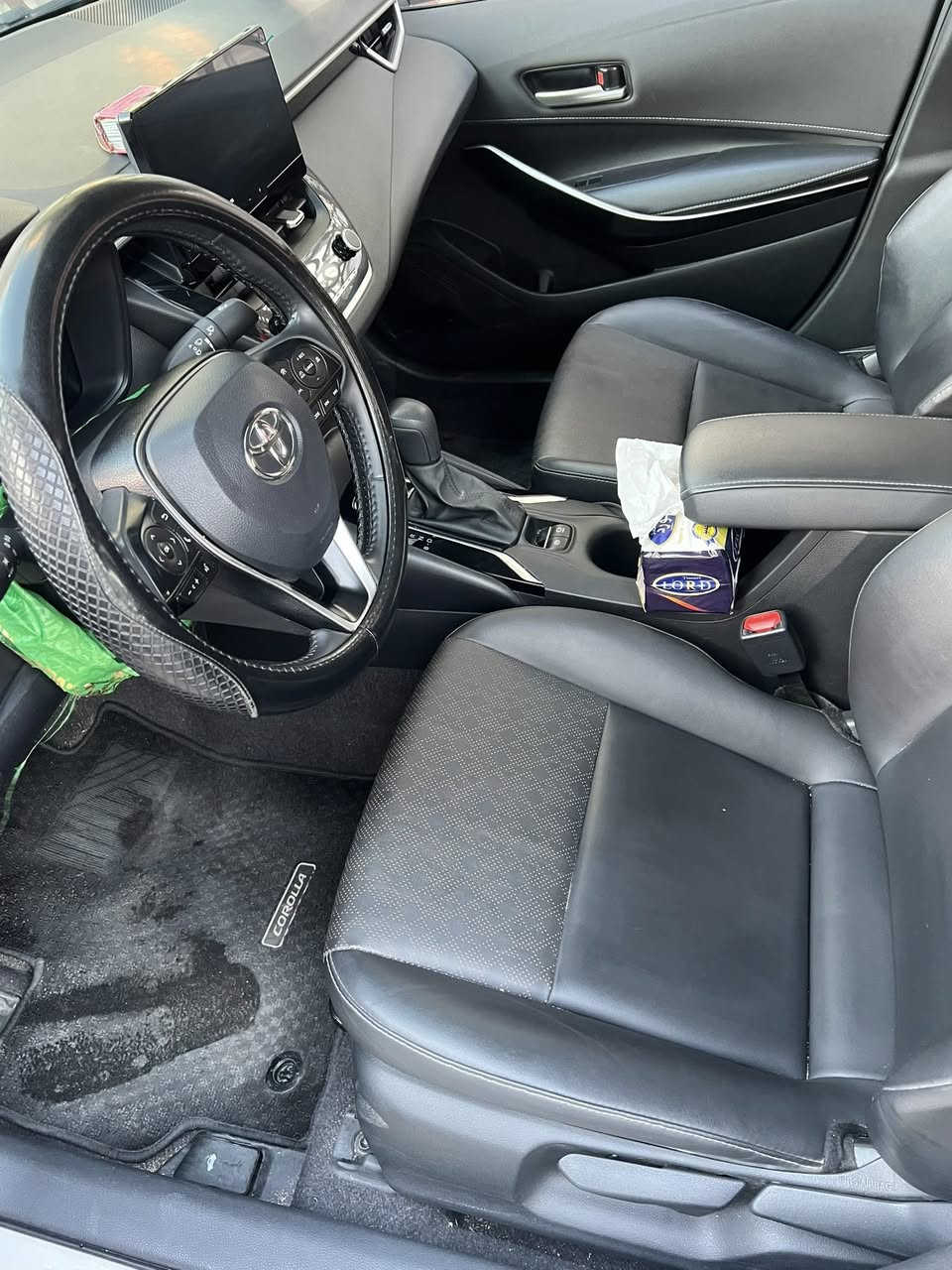 كورلا هايبرد 2024 شكل الخليجي  علامه سوده فول للاخير  ماشيه 34 الف رقم بغداد الإنكليزي بأسمي تحويل ثاني يوم
فتحة سقف
رادار 
تحذير عند خروج عن المسار 
مثبت سرعة 

قيادة ذاتية 
بريك ذاتي عند حاجة 
وضعيات قيادة 3
زر EV 
اوتو هولد 
هند بريك ذكي بصمة 
 فول تحكمات ستيرن 
شاشة كبيرة كار بلي +حاكية 
ويل كب تيوتا 
بك لايت لد اضواء زينون +كشافات زينون 
شاشة عدادات دجتل 
اشاير مري 
تبريد قطعتين ثلج ❄️ 
منافذ طاقة بل خلف  وبل امام 
زر اوتو لايت عالي 
اربع جام اوتو 
داخل جلد بلادي
أناره داخلية لد 
دخول ذكي بدون مفتاح 
ترحيب عند اقتراب 

السعر 155$ وبيها مجال

العنوان بغداد البياع حي الرساله

للأستفسار : ***********
