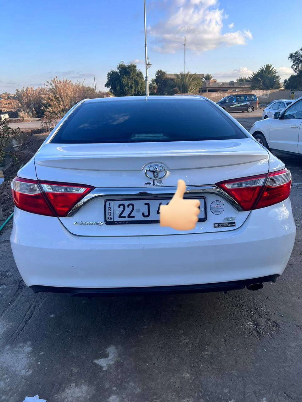 كامري موديل 2016 رقم اربيل سياره جديده الضرر بنيد بدون دواخل وباقي مكفول كفاله عامه محرك 2500 مكفول من محرك من كير وتخم تاير جاهزه الاستفسار يم رقم *********** أو ***********
