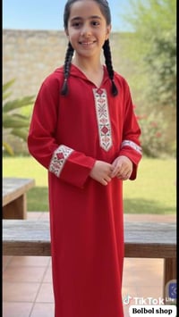 جلابة بنات • مقاسات ٤-١٤ • جديد