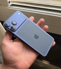 ايفون اكس اس ماكس محدث 17 برو ماكس لون نيلي دبل سيمكارت بطاريه 74% ذاك...