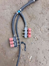 منضومه غاز لبيع 6سلندر تانكي 60منضومه شرط الشغل 07806148984