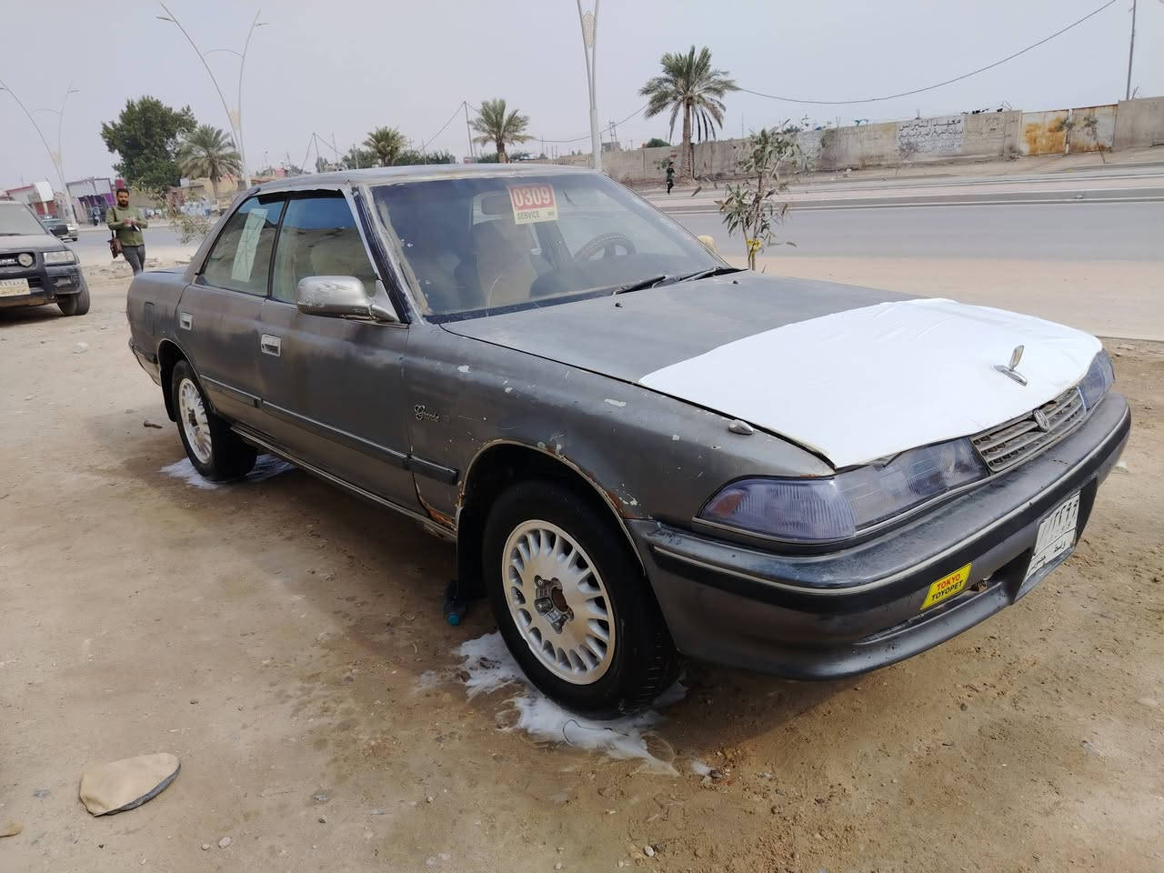 سلام عليكم مارك كصيف للبيع موديل ٩١ رقم واصط ألماني مشروع وطني اليف سنويه منتهي راعيه موجود مكينه ٢٥٠٠ بيه بكن كير بل كارتون كهربائيات كله شغال تخم تاير ويلكب جديد حداديه جديده مشط جديد سياره مكفول كص ونقل جثه وضربه وكلبه سياره حلو ومرتبه مال عيشه والله السعره ١٩ وبيه مجال الله شاهد جوه سوك  بيع مستعجل مكاني البصره الزبير  وهاذ رقمي ***********وانه خادم سياره مابيه خياس
