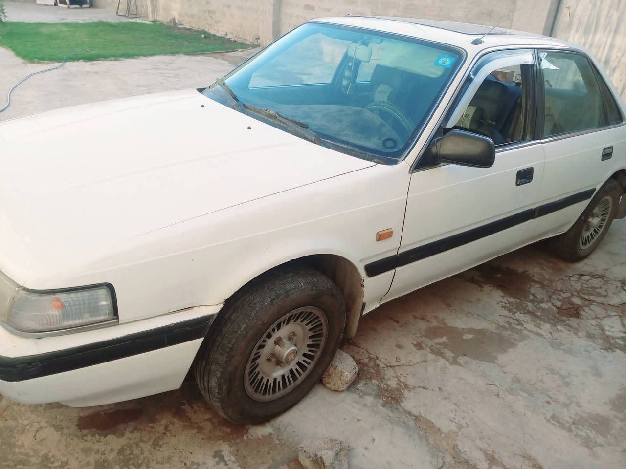مازدا 626 /8بخ موديل89
بدون صبغ رقم وسنوية جديد شرط التحويل من الشرعي
تبريد ثلج جوم كهرب قفل مركزي تواير باتري وايرمنية كلها جديدة طخمها جديد مابيها اي نقص كير مكينه شرط السعر 42 مكان السيارة اسكي موصل 
***********
