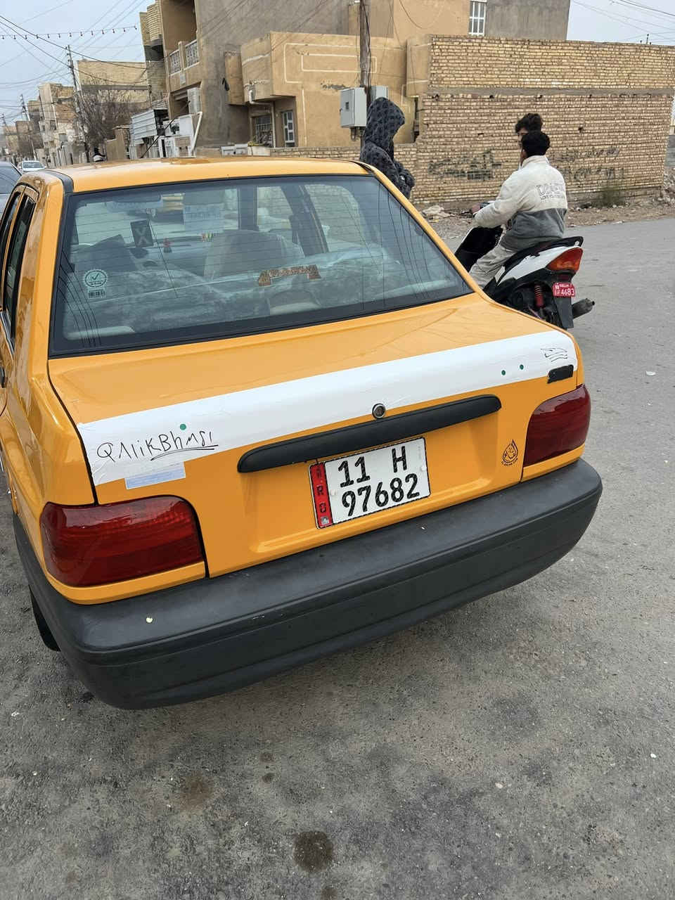 السلام عليكم سايبا موديل 18 مصفره هيئه وغرامات رقم نكليزي بسمي سنويه29 مكينه كير خير من الله صدر جديد سياره جاهزه سعر43 وبيها مجال رقم ***********مكان بغداد
