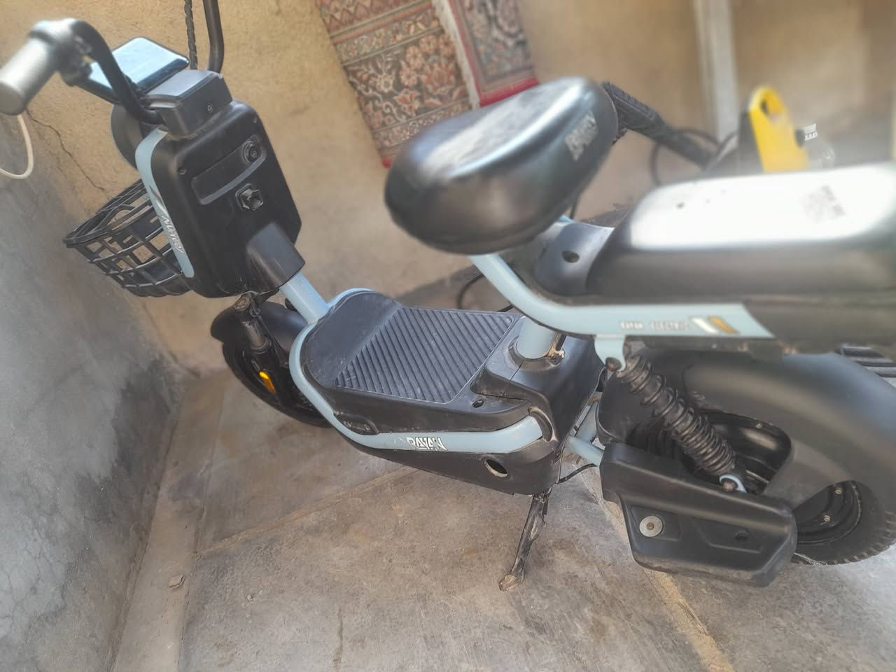 باسكل شحن للبيع حجم 14ريان من ارقه الشركات
مـمـيزاتـه:

1_بصـــمه +سـويجين تـشغـيل عن بـعد`√ 

2_لايـت امـامي لايت خلفـي {مابي اشايـر} √

3_سـلـه اماميـه +تجـوه خلفيـه

4_سـرعـه 40Kmبالسـاعه

5_عـقل جـديـد بطاريات جدد 

6_ملــف 500w

7_شـاحنـه اصـليه شركـه

8_كفرات ما مشخطه قليل الشخوط 

9_ستاند صفح فــقط

10ــ بريكات شـغاله امامي وخلفي شرط الشحط

السـعر قفـل (200الف) فقط 

رقـم الهاتـــف{***********} 

العـنـوان[كربلاء الابراهيميه ]
