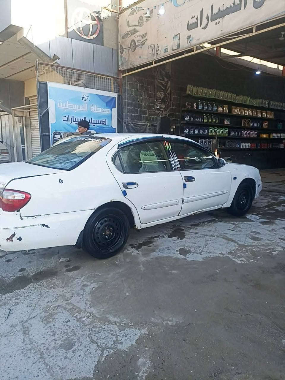 نيسان مكزما مديل 2002 سياره جاهزه نقصه التبريد بس غاز رقم نكليزي بسمي تحويل ثاني يوم حالت البيع معتاز 40 وبيه مجال مكاني نجف كير اتو ماتيك ***********
