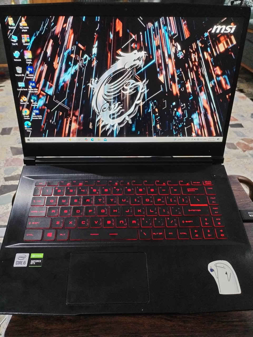 لابتوب الكمينك من Msi فئه GF63 gaming اللابتوب نضافه عاليه بدون خلل او ملاحضه  

 بمواصفات

شاشه 15.6 انش 

Core i5-10300H turbo to 4.85GHZ

الجيل العاشر فئه H للاداء الثقيل

كرت الشاشه المنفصل

GTX 1650-4GB FULL PERFORMANCE

رامات تم تطويرها الى 16GB نوع DDR4

هارد 256GB SSD بالاضافه الى 1000GB HDD مضاف

كيبورد عربي ضوئي وبطاريه تستمر اكثر من ساعتان

مع الشاحنه الاصلي
السعر ٥٥٠ وبيها مجال
بغداد حي العامل 
***********

