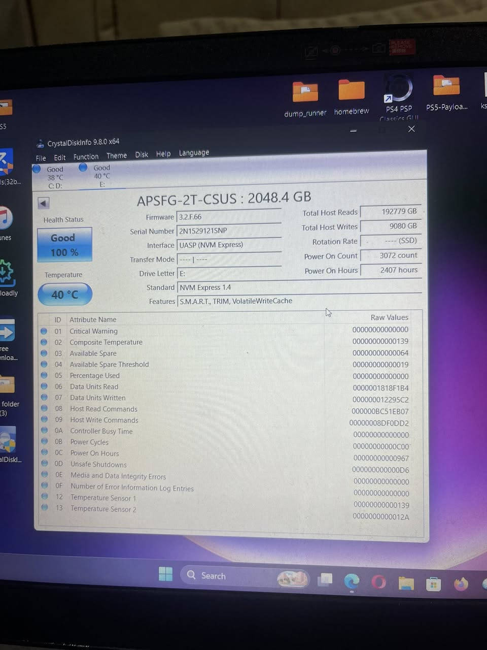 ADATA Premium SSD 2TB.                                       لبیع ١٨٠ الف


**إذا كنت صاحب هذا الإعلان وتريد حذفه لأي سبب، رجاءا أرسل رسالة إلى الدعم الفني**