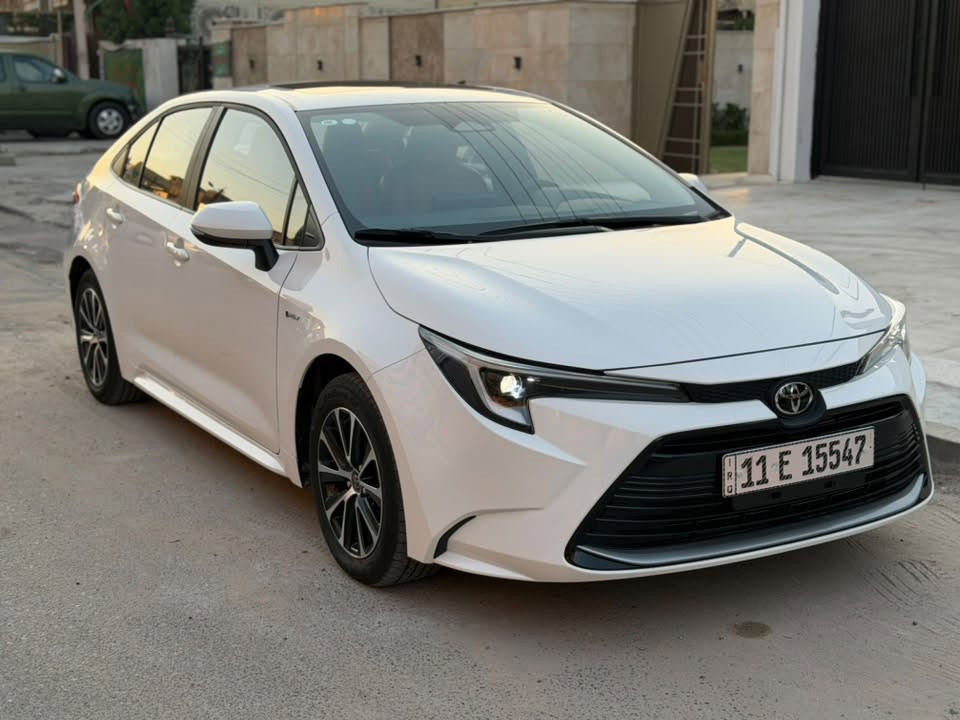 تويوتا كورلا ٢٠٢٥ زيرو 
ماشية 2600 رقم بغداد بأسمي
للأستفسار ***********
السعر 165
كفالة عامة
فتحة سقف رادار بصمة تشغيل وبصمة ابواب
داخل جلد مشمشي
كرسي السائق كهرباء
إشارة بالمري
دخول ذكي
