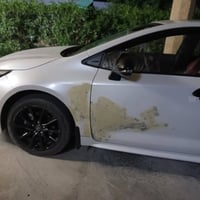 للبيع كورلا اس بلاك اكشن موديل ٢٥ ماشيه ٢٨ الف بيه حادث مثل ماموضح بصو...