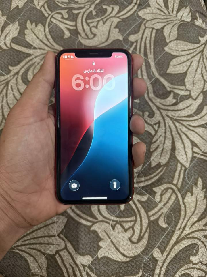 السلام عليكم
ايفون 11 عادي للبيع

ذاكرة 128

بطارية مستبدلة

دبل سيم CH

لون احمر

نظافة 90‎‎%‎

شرط فحص كلشي شغال وضع شركة

السعر 200

رقمي ***********

مكان موصل حي الميثاق
