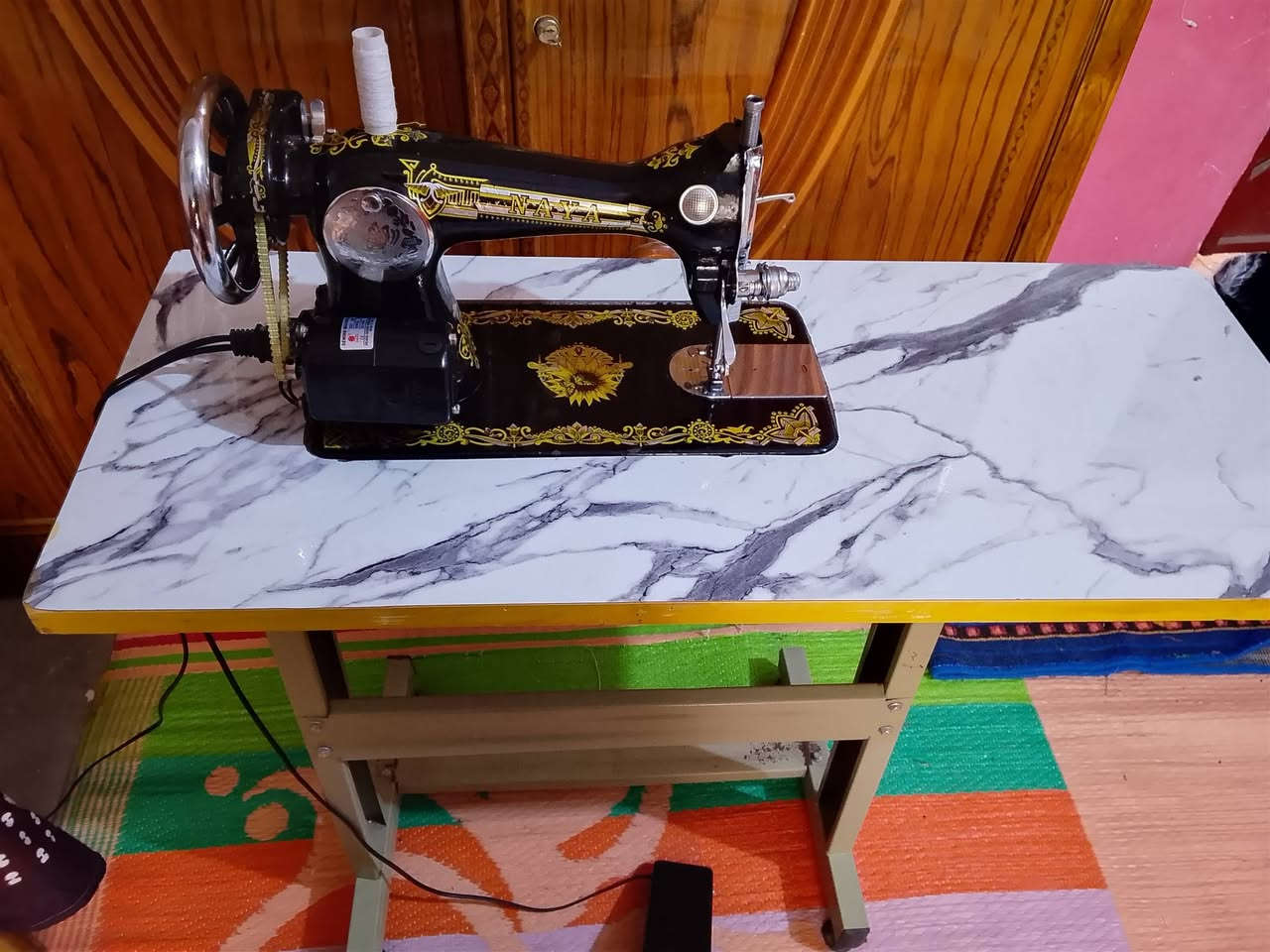 سلام عليكم مكينه ام الفراشه كامل ملحقتهاا مستعمال شهر واحد السعر 140وبيهاامجال العنوان ميسان ناحيه السلام التواصل على هـ***********6
