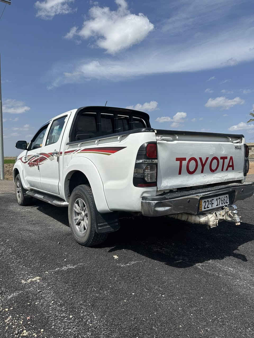 سلام عليكم
تيوتا فورويل 2013 رقم أربيل لوحات الجديده ام السهم سنويه باسمي سياره مكفوله عده باردات الي بل سونار سياره نصبتهه احله من الصور محرك بي خيط بخار تخم تاير جواهه ويل كروم كير عادي السعر 185وبيه مجال بسيط للاستفسار اتصل عرقم ***********
