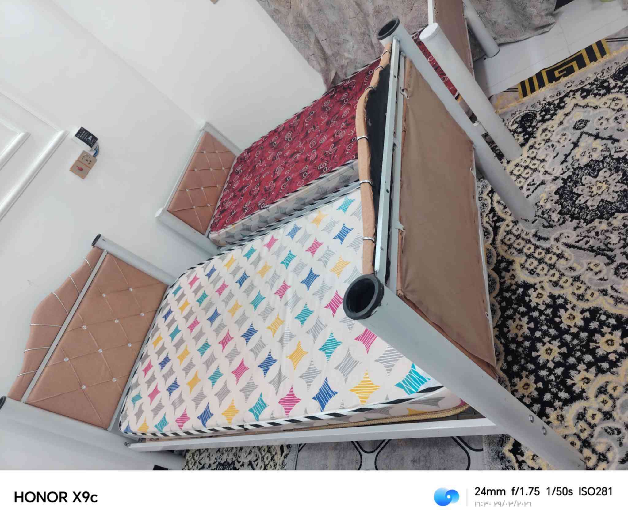 السلام عليكم... سراير اطفال استخدام ٦ شهور... نضافة 95٪....
حديد ثقيل.. قابلة للتفكيك.... سعر الشراء مع الدواشك الديباج ٢٥٠ الف
سعر البيع مع الدواشك ١٢٥ الف
سبب البيع ضيق المكان
للتواصل خاص


**إذا كنت صاحب هذا الإعلان وتريد حذفه لأي سبب، رجاءا أرسل رسالة إلى الدعم الفني**