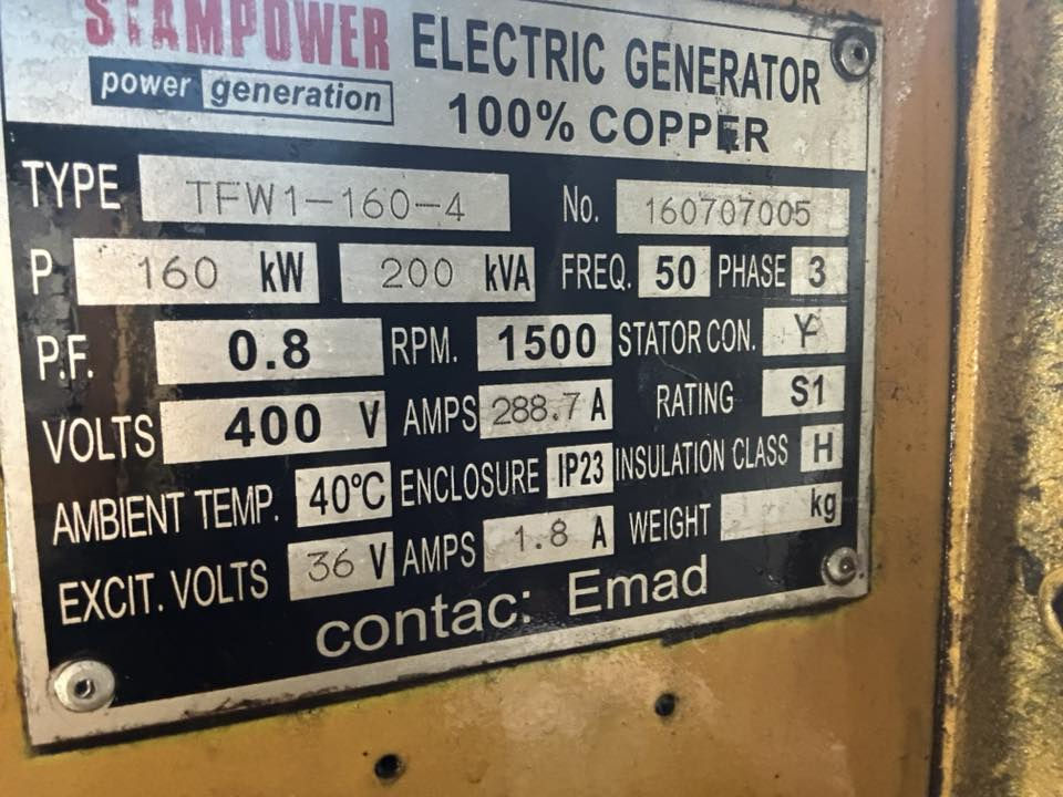 للبيع توليد ستامفورد مضلع200Kavبشرط ماملعوب بي                                          سعر:15$
عنوان؛کركوك حي صناعه


**إذا كنت صاحب هذا الإعلان وتريد حذفه لأي سبب، رجاءا أرسل رسالة إلى الدعم الفني**