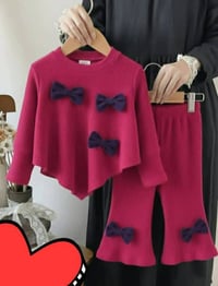 طقم ٣ قطع • مخمل محزز • مقاسات ٢/٤/٦/٨/١٠/١٢