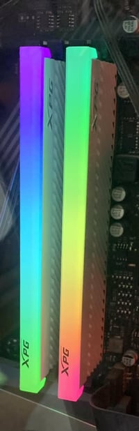 Ram / 32 GB DDR4 XPG RGB التردد / 3200 MHz السعر / 350  الف  متوفر توص...