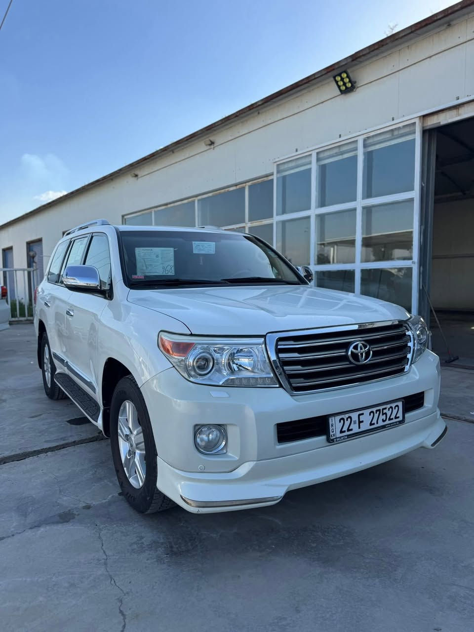 يالله 
سلام عليكم
للبيع لاندكروز(15)ساز ‎
رقم :-اربيل بسمي 
العداد:166الف حقيقي    
المواصفات :-
سلايت 
ثلاجه
مثبت سرعه
تحكم استيرن
8ايرباك
4جام اوتو
حساس امامي خلفي 
كامره خلفي بلادي 
نضام ترحيب بشعار LAND CRUISER
جام امامي بلادي بدون كسر
مرايه شفط
كشن كهربا
فورميكا 
يدات مطعم ابيض استيل بلادي
تبريد مركزي 
اناره جوه كشن بلون ازرك يجي 
تخم تايرات جديد
مرايه فوتو
مرايه خارجي قلاب
كفاله عامه  
زراك لايت
سعرها 420وبيها مجال 
مكان سياره بغداد راشديه 
***********
