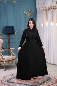 فستان • سواد فاحم • فري سايز