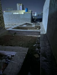 عرصه 100 متر للبيع  5xنزال 20 مدكوكه اساس كونكريت  موقع شارع مطار جديد...