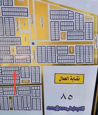 قطعة مقاطعة ٨٥ مفروزة بالمربع الذهبي قريبة جداً من الحولي رقمه ٤١٨ على...