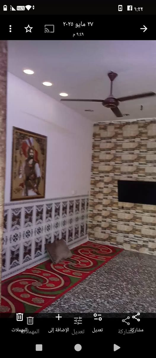 بيت للبيع بحي الكوفه يم دلاليه السيد السعر 65 ورقم الهاتف *********** من رخصه ابوب كروب
