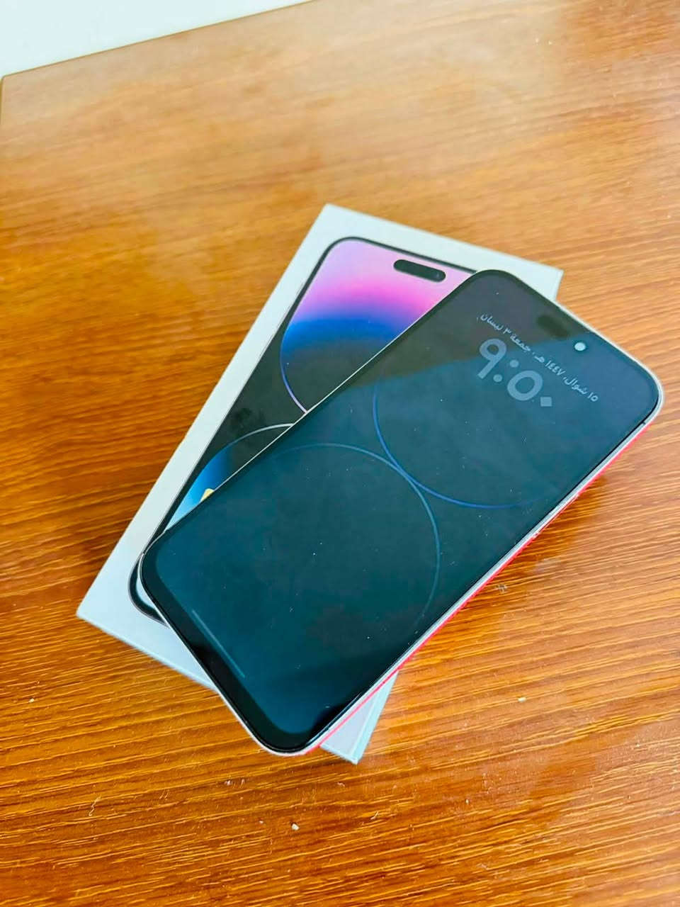 ايفون 14برو ماكس
مبدل شاشه فقط 

ذاكره 256

بطارية 85

سعرة 485

اتصال واتساب ***********☎️
