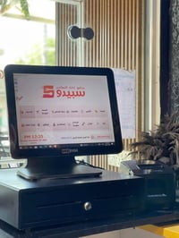 كاشير مطاعم نظام سبيدو للبيع مكون من شاشة وطابعة وجرار نقود السعر ٥٠٠ ...