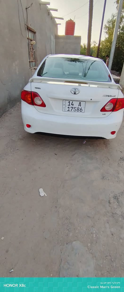السلام عليكم ورحمة الله وبركاته
كورلا 2009 خليجي رقم وسنويه وهزه ل2031
بأسمي رقم بصره
كامله من كهربائيات كلها
صبغ حزام ابايعك ورشه بالقماره
كيرها مكفول مابي شي 
مكينه تبخر  بس هي شغاله وتمشي طبيعي
عدي سونار مالتها مرفق بالمنشور 
سعر خاص ليريدها وشراي هذا رقمي مكاني بصره ابوصخير المعسكر ***********

