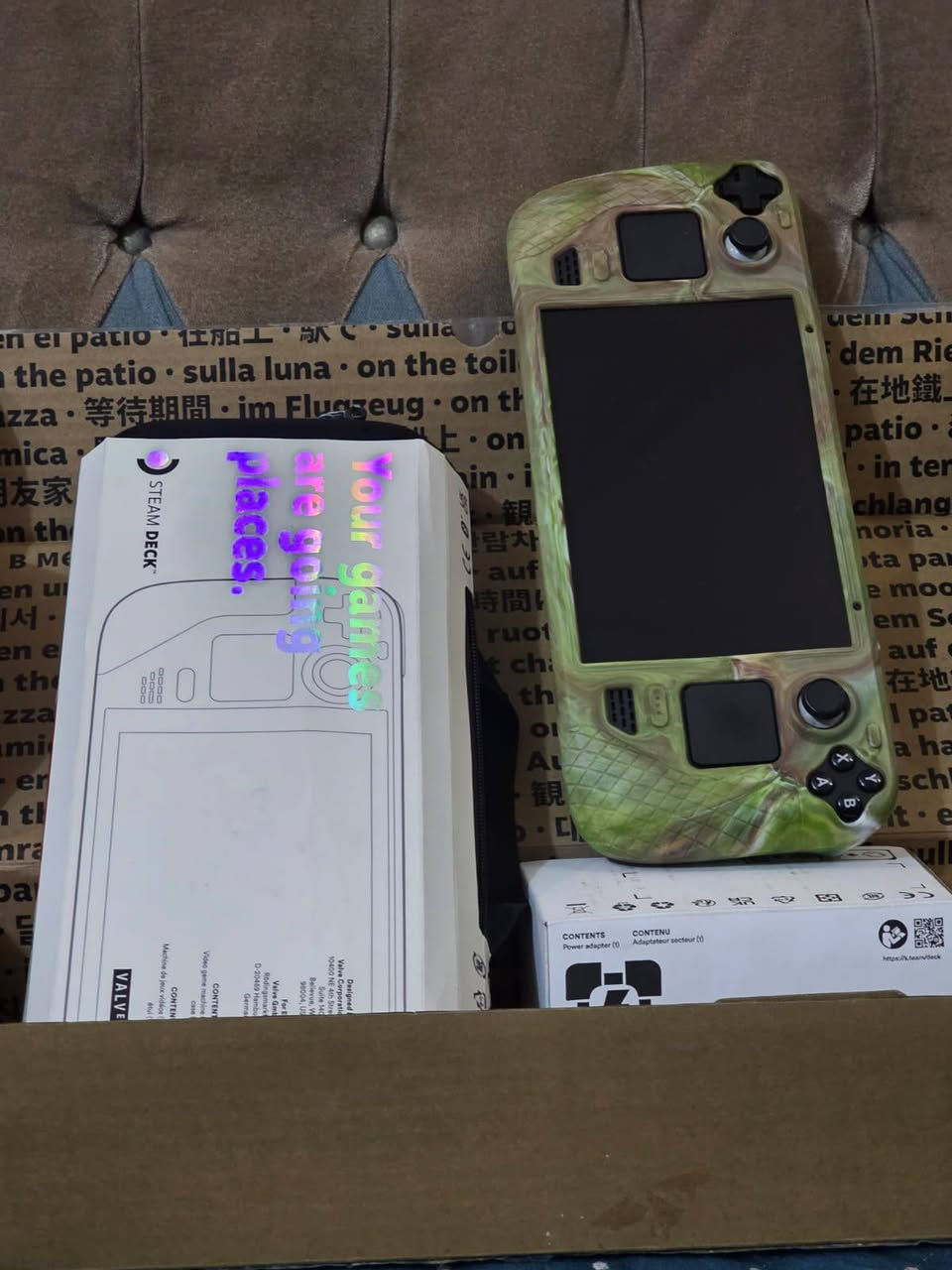 ستيم دك اخو الجديد ما مستخدم قليل واحد تيره جاهز من كلشي للبيع السعر 500وبي مجال حك الجيه مو شراي لا تعبني مستعجل على بيع مكاني بغداد الحريه ‏‪***********‬‏
