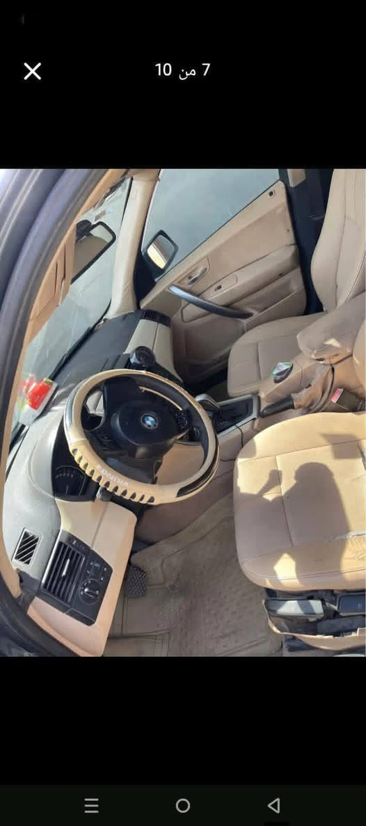 سلام عليكم BMW... X3
م 2005
محرك 28 
محرك كير صقر شرط 
صدر كامل 
بانوراما 
وفول سياره 
بدون صبغ أو ظربه
حساس أمامي خلفي
كشنات جلد 
لايتات كهربائي
تخم تاير 
نقص كماليات خفيفه
مراوس بشي مرتب مو مهجومه
بيع 75 
مكاني تكريت ***********
