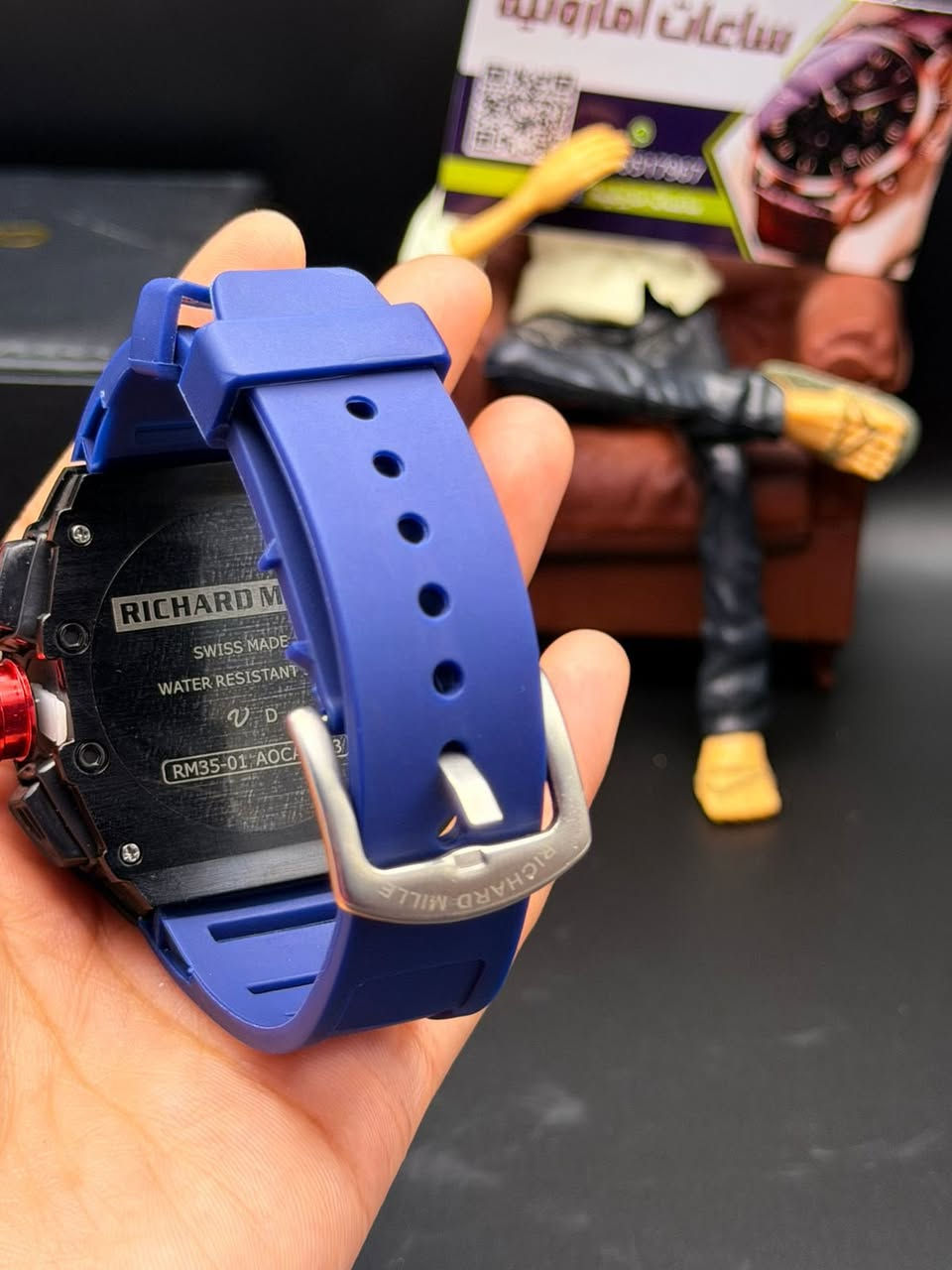 ساعه ريجارد ميل
كوالتي جدا عالي 
تفاصيل وتعقيدات مميزه 
اميال لا مينوس 
سناتر شغاله 
وزن ثقيل 
المهتم يراسلني عليها بيها غير لون ويدلل


**إذا كنت صاحب هذا الإعلان وتريد حذفه لأي سبب، رجاءا أرسل رسالة إلى الدعم الفني**