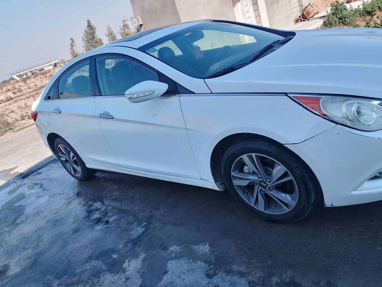 سوناتا موديل ٢٠١٣وارد امريكي فول مواصفات بصمه فتحة سقف حادثه خلفي كير محرك جديد حداديه جيدة السعر ١٠٠& *********** باسمي العنوان تاجي ***********
