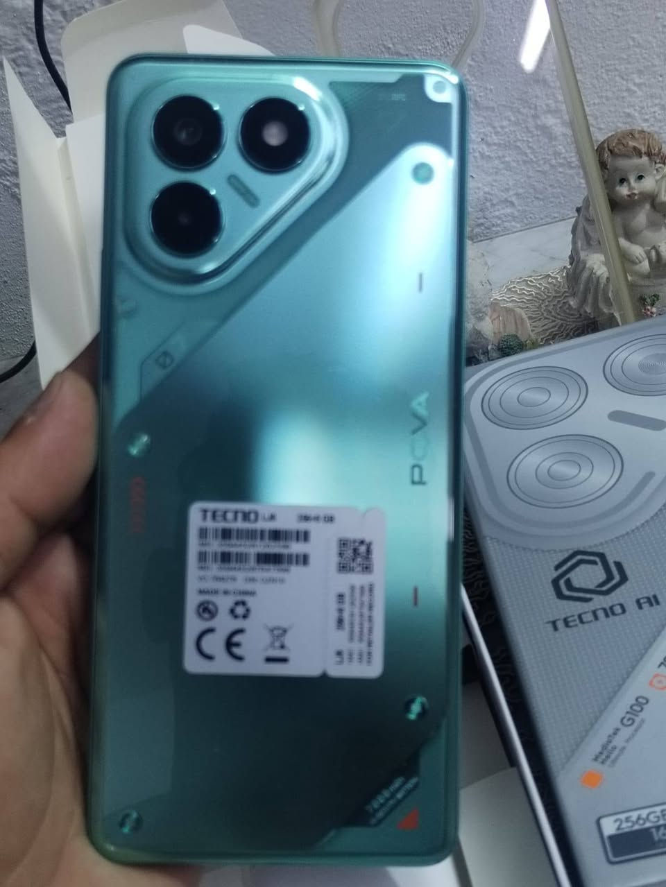Tecno Pova 7 4G
وحش الأداء + بطارية خرافية 

شاشة كبيرة 6.78 إنش بدقة +FHD وتردد 120Hz لعرض سلس وواضح 
 معالج قوي Helio G100 Ultimate مناسب للألعاب والاستخدام اليومي 
 ذاكرة 8GB RAM + تخزين 256 مع إمكانية التوسعة 
 كاميرا رئيسية 108MP لصور عالية الدقة  
 بطارية عملاقة 7000mAh تدوم وقت طويل  
 شحن سريع 45W + شحن عكسي Pova 7 4G
وحش الأداء + بطارية خرافية 

شاشة كبيرة 6.78 إنش بدقة +FHD وتردد 120Hz لعرض سلس وواضح 
 معالج قوي Helio G100 Ultimate مناسب للألعاب والاستخدام اليومي 
 ذاكرة 8GB RAM + تخزين 256 مع إمكانية التوسعة 
 كاميرا رئيسية 108MP لصور عالية الدقة  
 بطارية عملاقة 7000mAh تدوم وقت طويل  
 شحن سريع 45W + شحن عكسي
مراوس او بيع السعر 285
مكاني بغداد الرصافه


**إذا كنت صاحب هذا الإعلان وتريد حذفه لأي سبب، رجاءا أرسل رسالة إلى الدعم الفني**