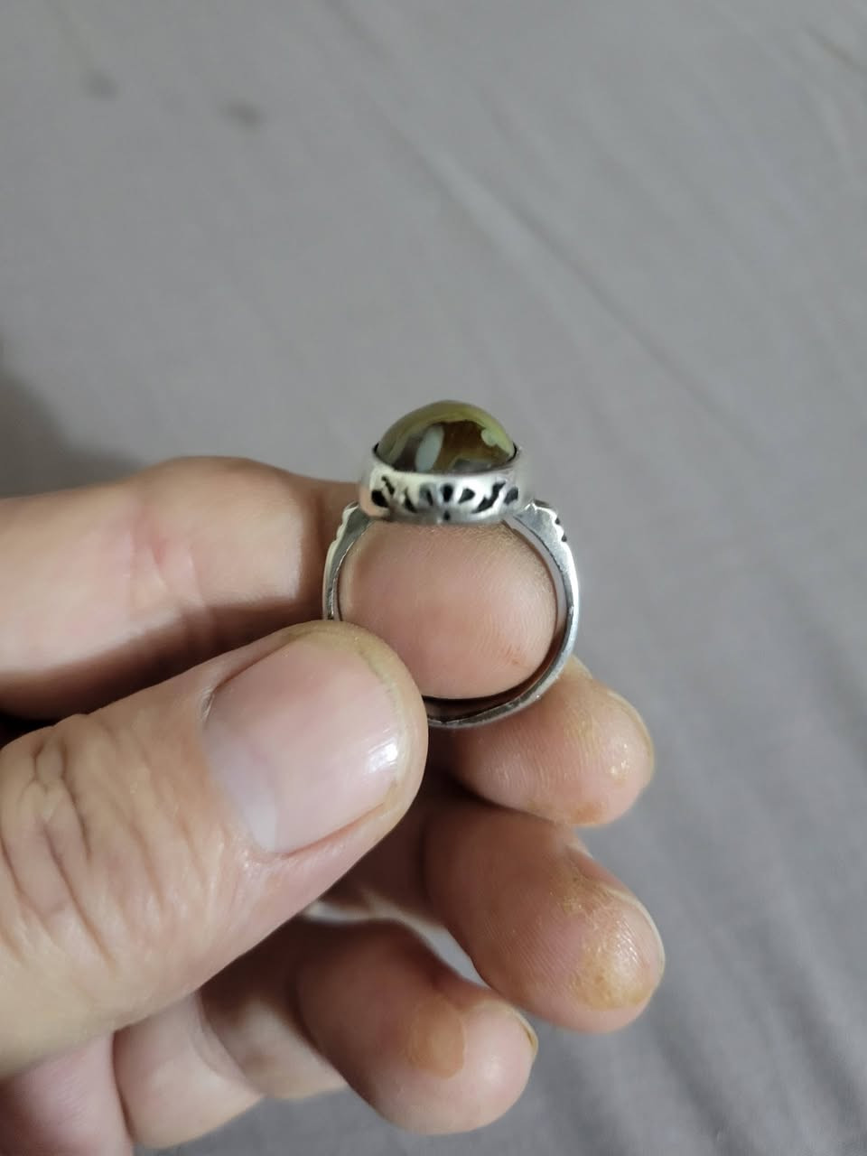 محبس سليماني قديم صياغة يدوية للبيع عنوان بغداد هاتف واتساب ***********
